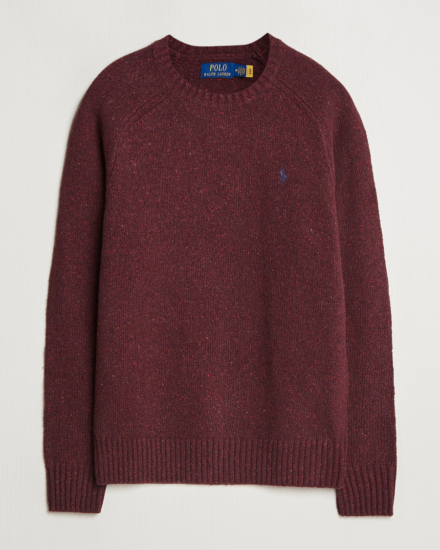 Herr | Tröjor | Polo Ralph Lauren | Donegal Sweater Aged Wine