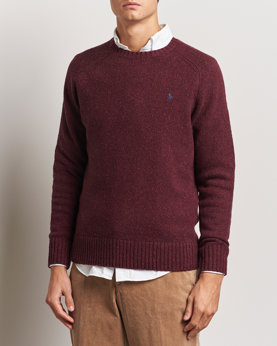 Herr | Tröjor | Polo Ralph Lauren | Donegal Sweater Aged Wine