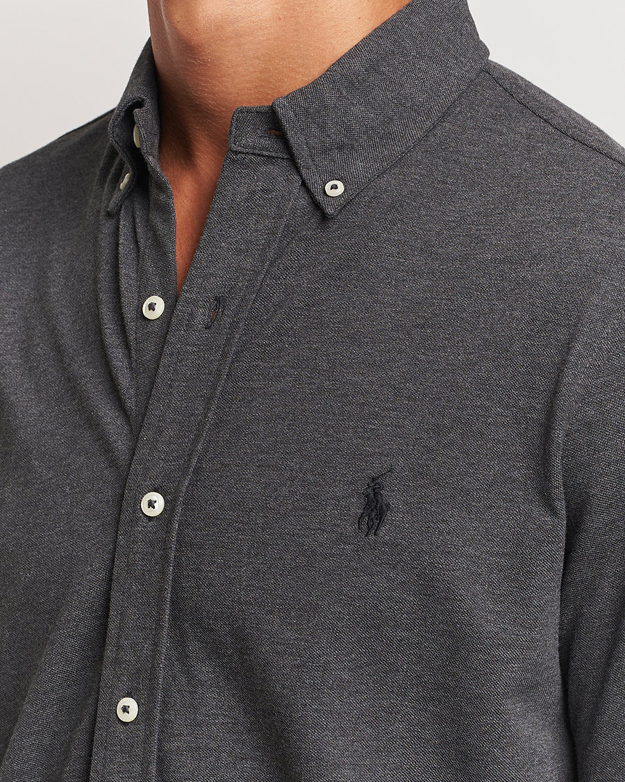 Herr | Skjortor | Polo Ralph Lauren | Featherweight Mesh Shirt Windsor Heather