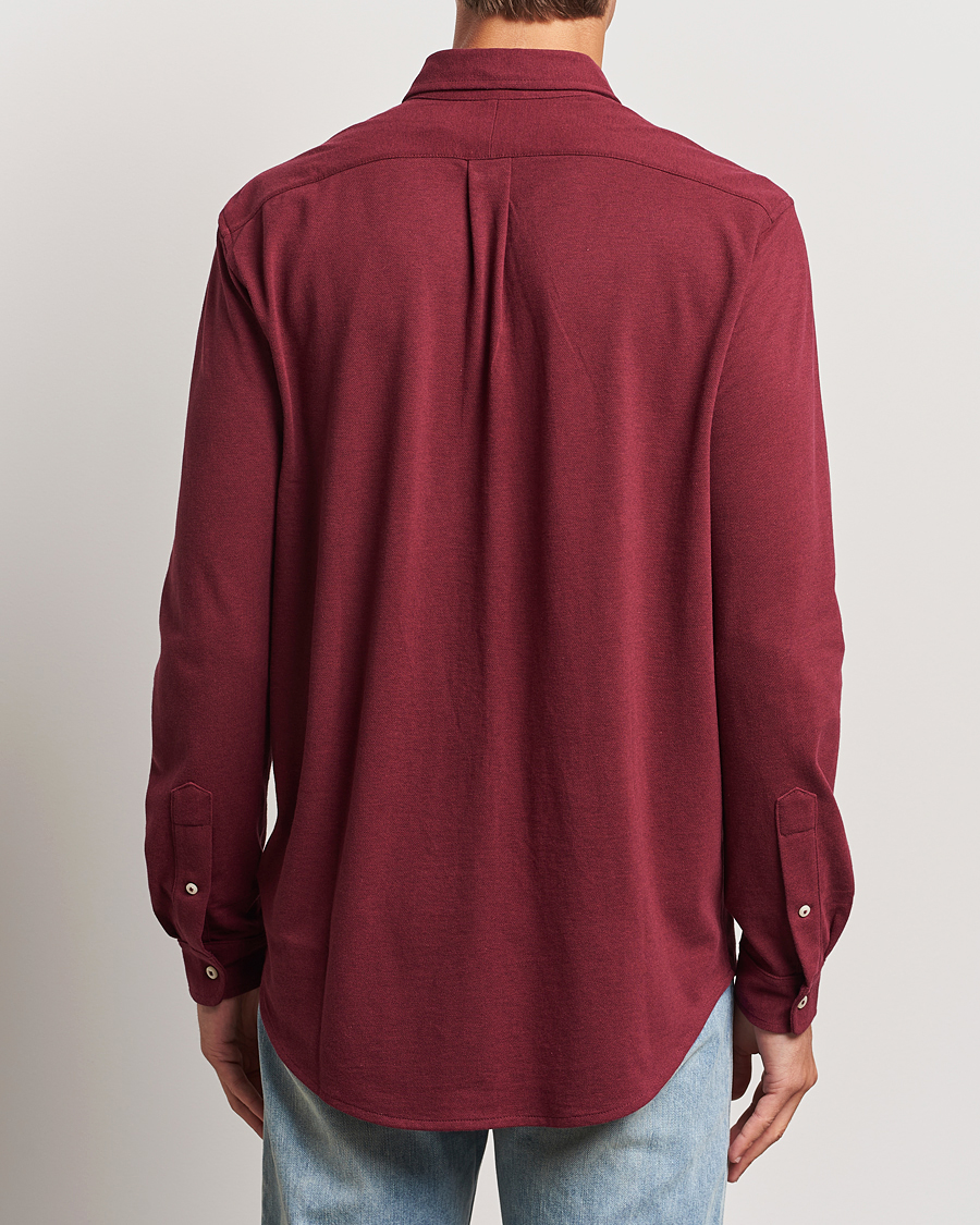 Herr | Skjortor | Polo Ralph Lauren | Featherweight Mesh Shirt Vintage Port Heather