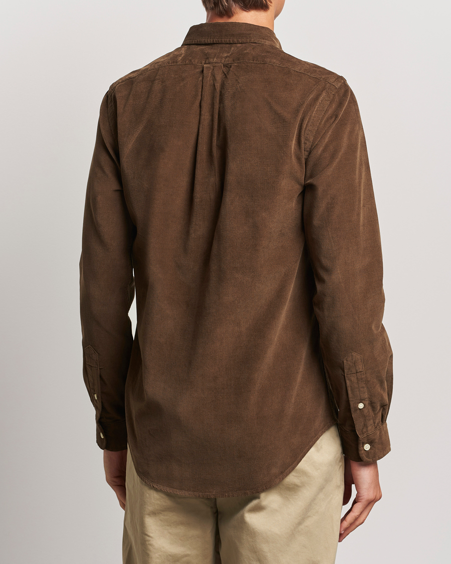 Herr | Skjortor | Polo Ralph Lauren | Slim Fit Corduroy Shirt Chocolate Mousse