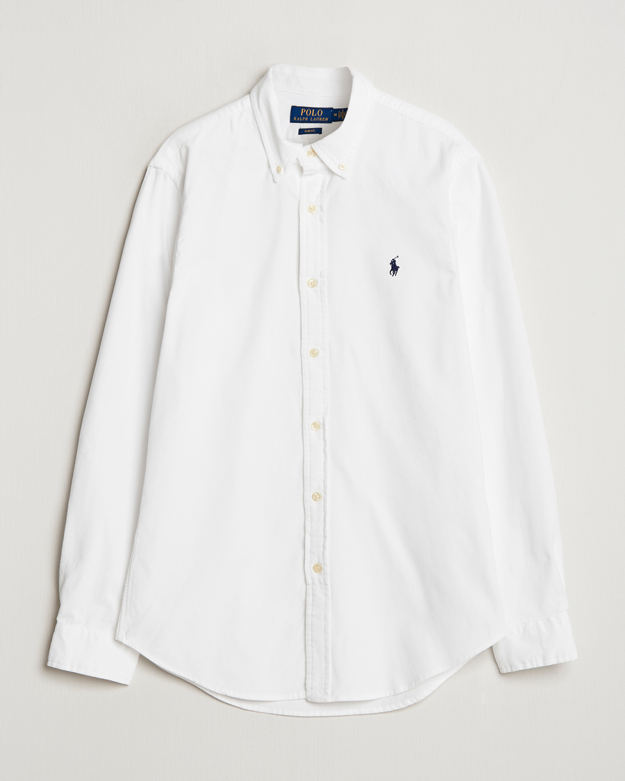 Herr | Skjortor | Polo Ralph Lauren | Slim Fit Corduroy Shirt White
