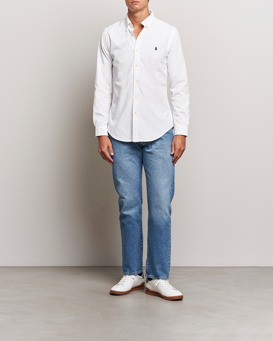 Herr | Skjortor | Polo Ralph Lauren | Slim Fit Corduroy Shirt White