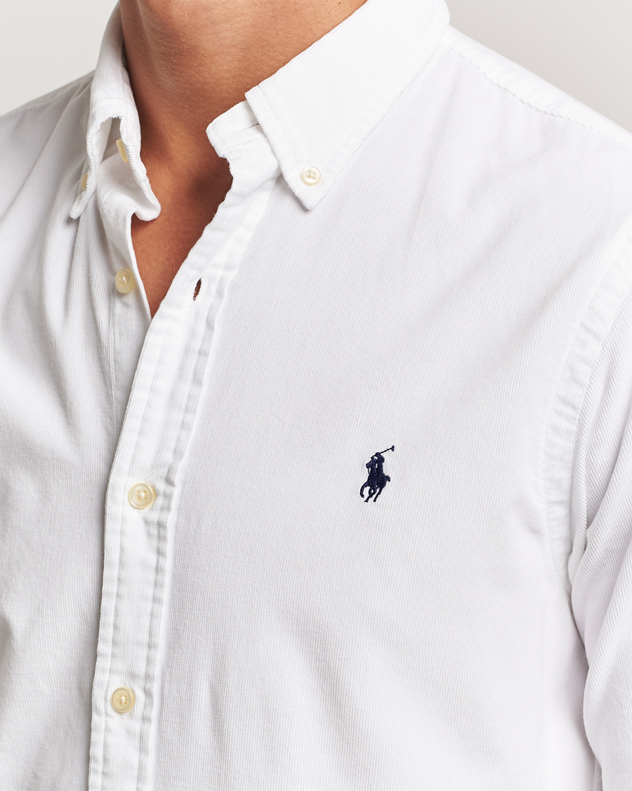 Herr | Skjortor | Polo Ralph Lauren | Slim Fit Corduroy Shirt White