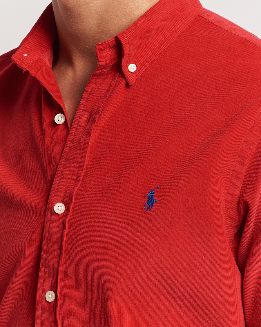 Herr | Skjortor | Polo Ralph Lauren | Slim Fit Corduroy Shirt Martin Red