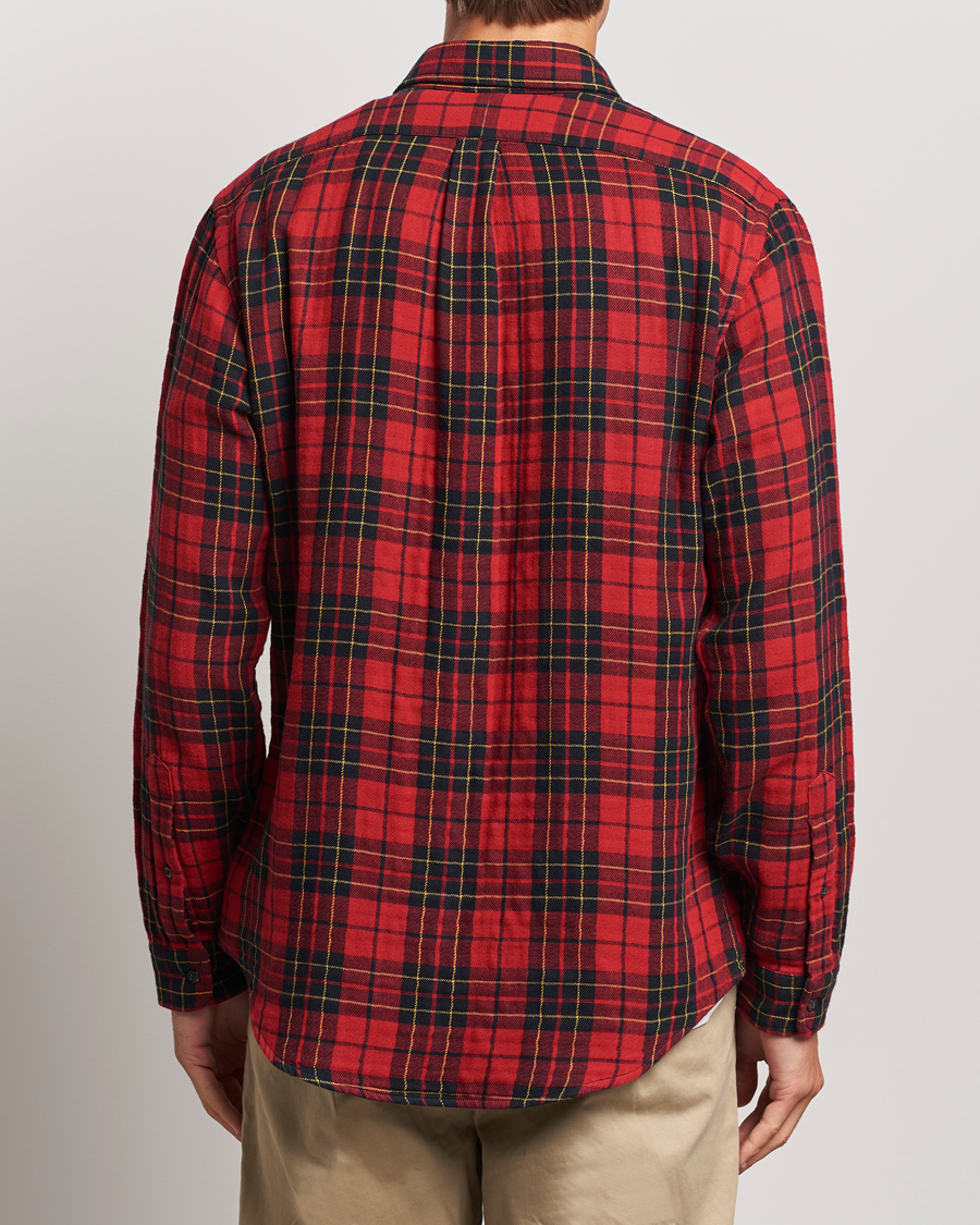 Herr | Skjortor | Polo Ralph Lauren | Custom Fit Double Faced Checked Shirt Red/Black
