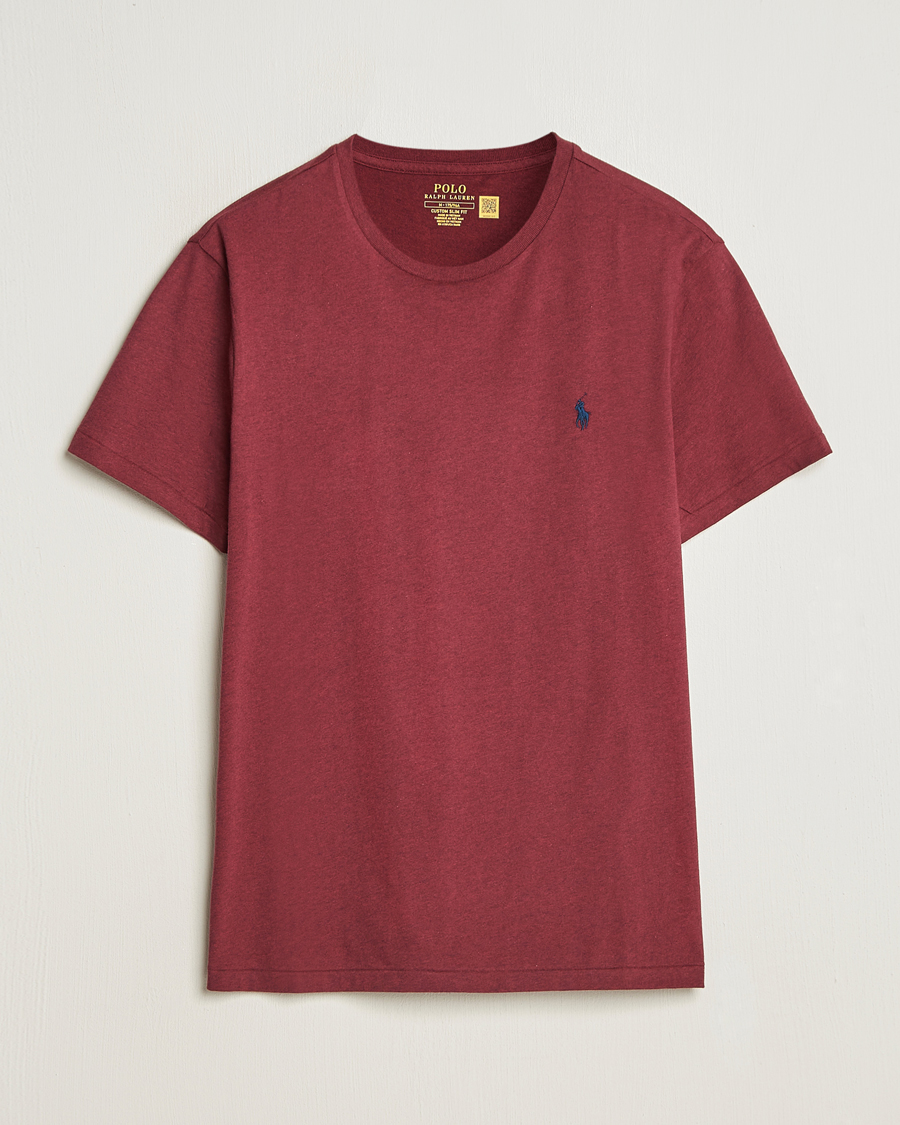 Herr | T-Shirts | Polo Ralph Lauren | Custom Slim Fit Tee Vintage Port Heather