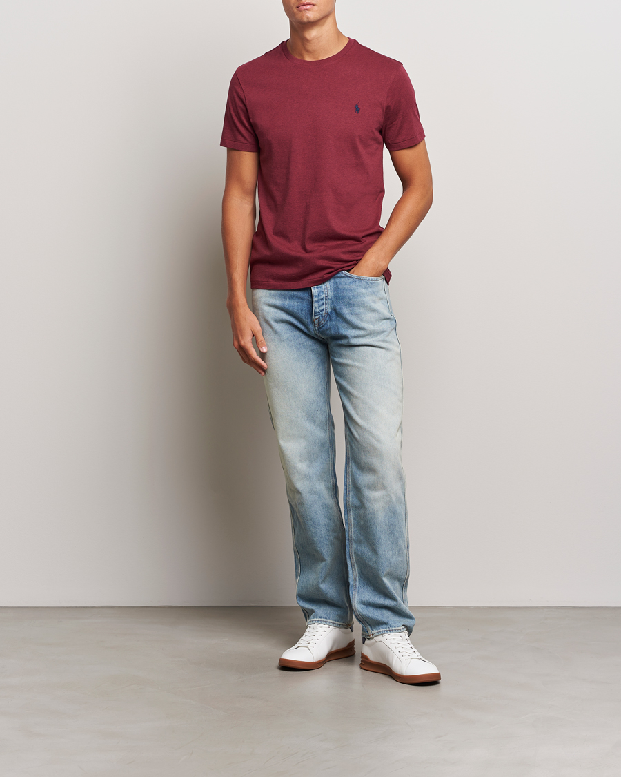 Herr | T-Shirts | Polo Ralph Lauren | Custom Slim Fit Tee Vintage Port Heather
