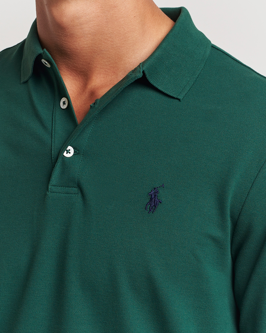 Herr | Tröjor | Polo Ralph Lauren | Custom Slim Fit Long Sleeve Polo Vintage Pine