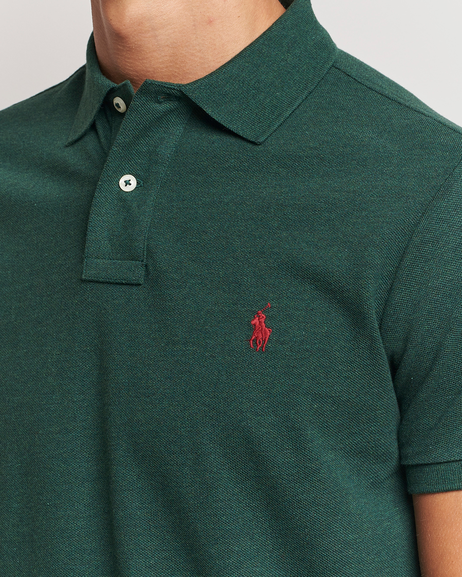 Herr | Pikéer | Polo Ralph Lauren | Custom Slim Fit Polo Scotch Pine Heather