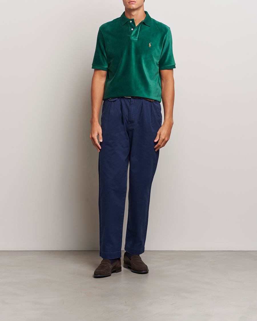 Herr | Pikéer | Polo Ralph Lauren | Corduroy Polo Moss Agate