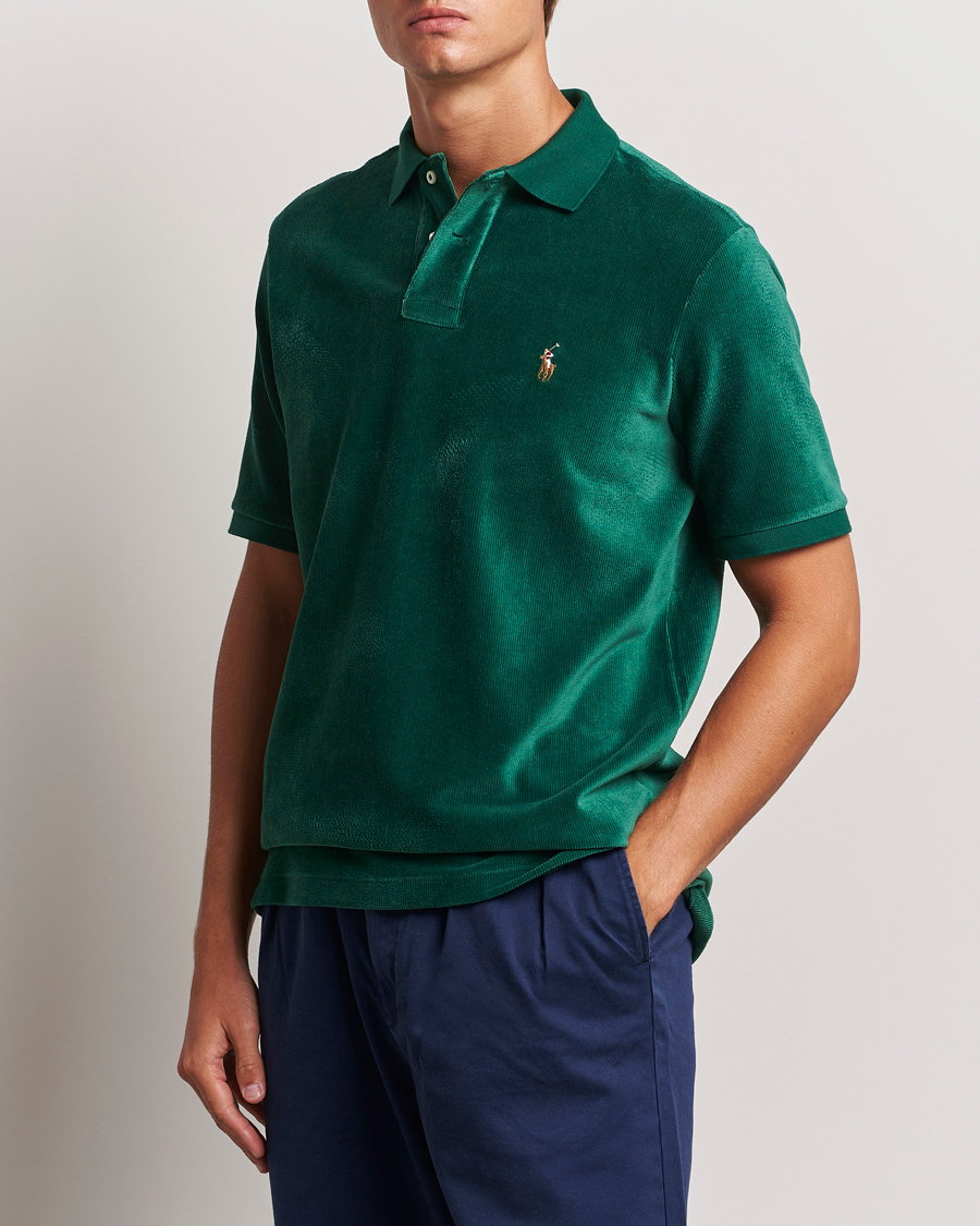 Herr | Pikéer | Polo Ralph Lauren | Corduroy Polo Moss Agate