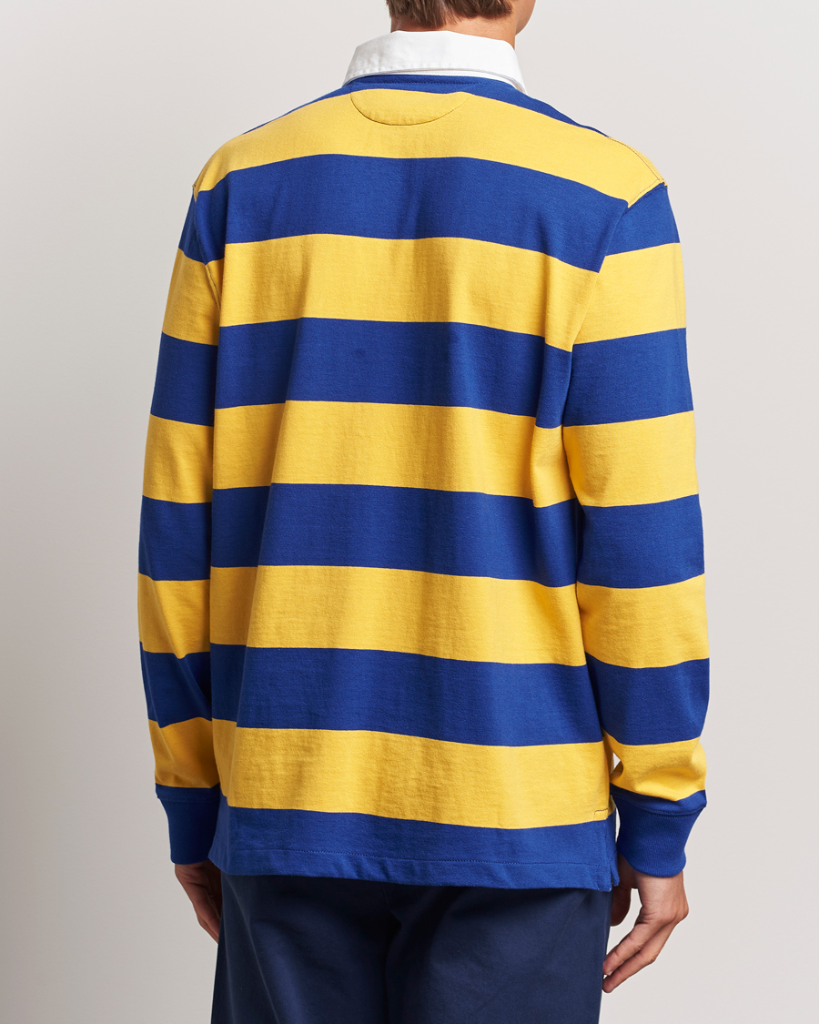 Herr | Tröjor | Polo Ralph Lauren | Jersey Striped Rugger Yellow/Classic Azure