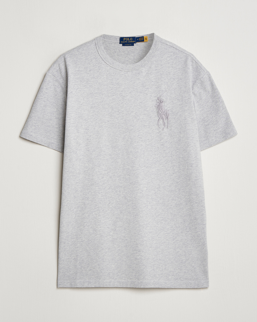 Herr | T-Shirts | Polo Ralph Lauren | Tonal Polo Player Tee Spring Heather