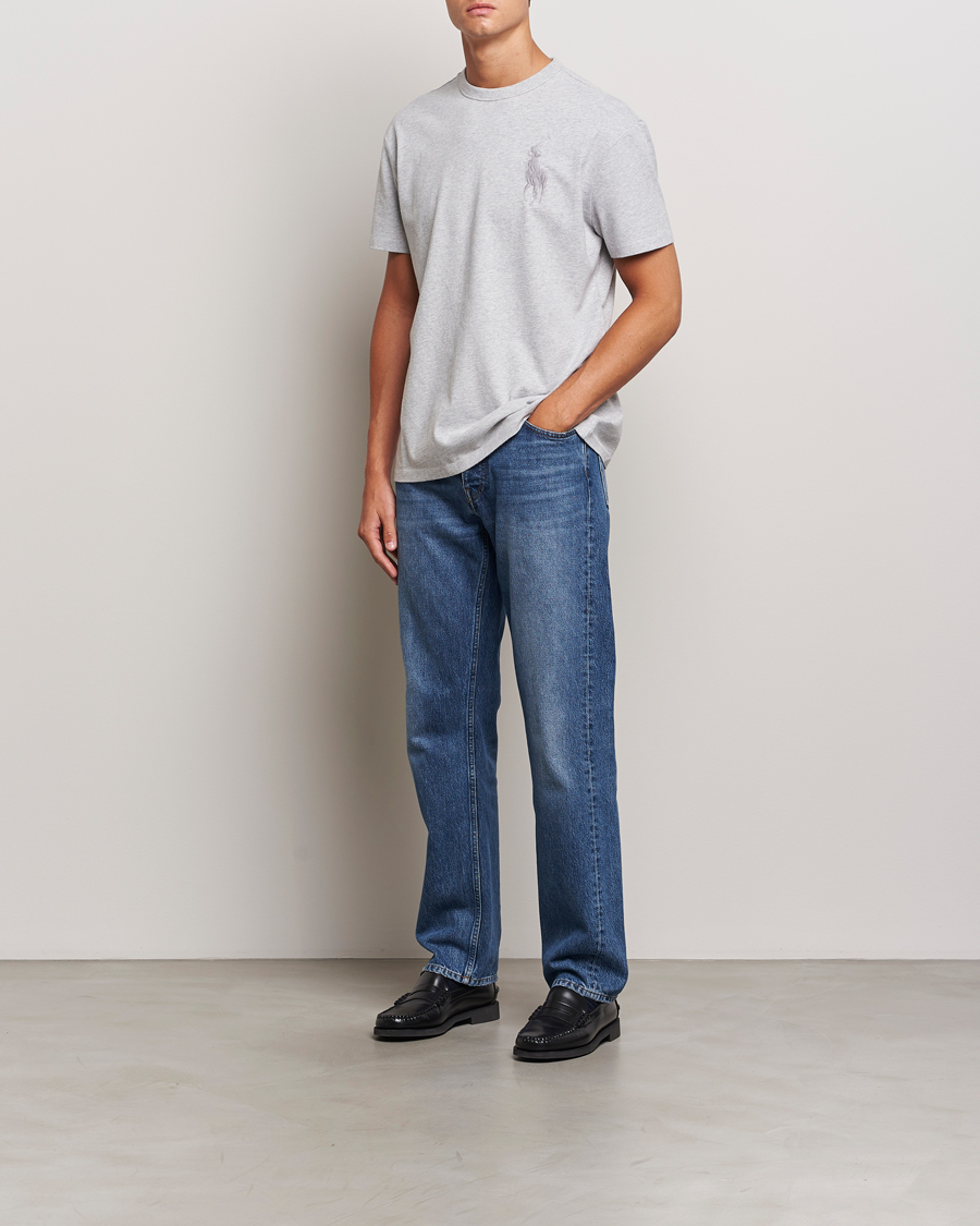 Herr | T-Shirts | Polo Ralph Lauren | Tonal Polo Player Tee Spring Heather