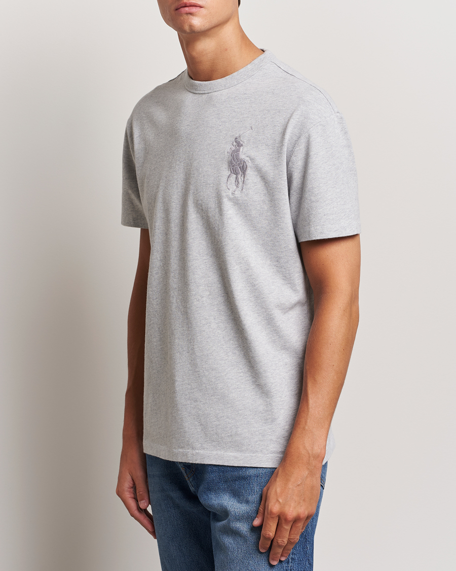 Herr | T-Shirts | Polo Ralph Lauren | Tonal Polo Player Tee Spring Heather