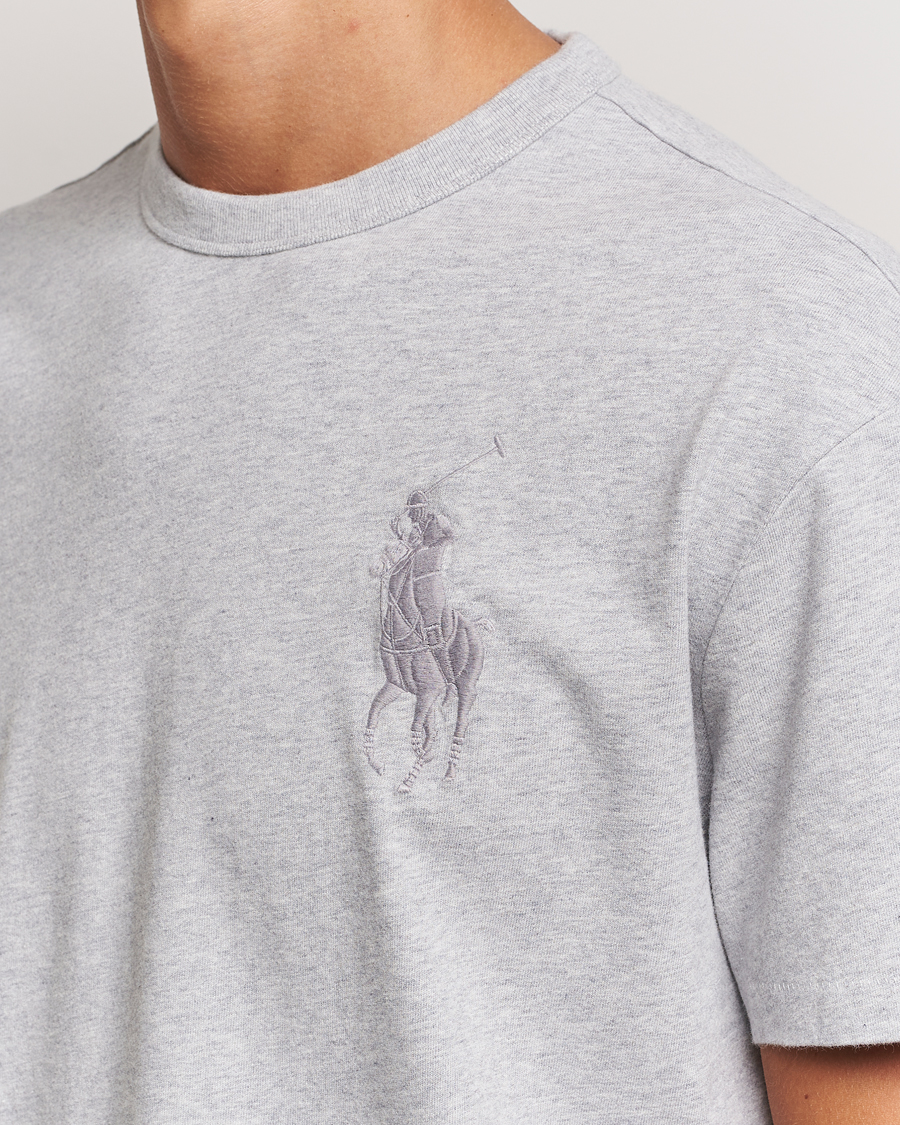 Herr | T-Shirts | Polo Ralph Lauren | Tonal Polo Player Tee Spring Heather