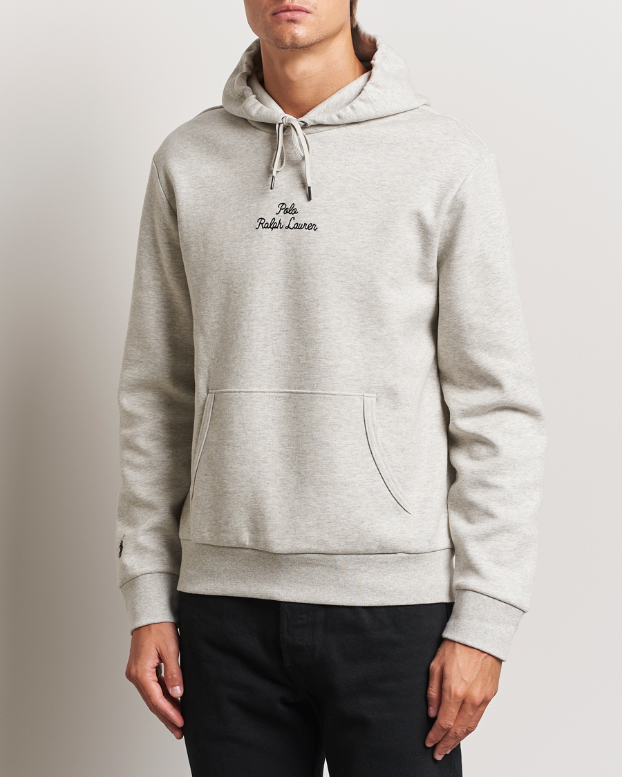Herr | Tröjor | Polo Ralph Lauren | Central Logo Hoodie Lt Sport Heather