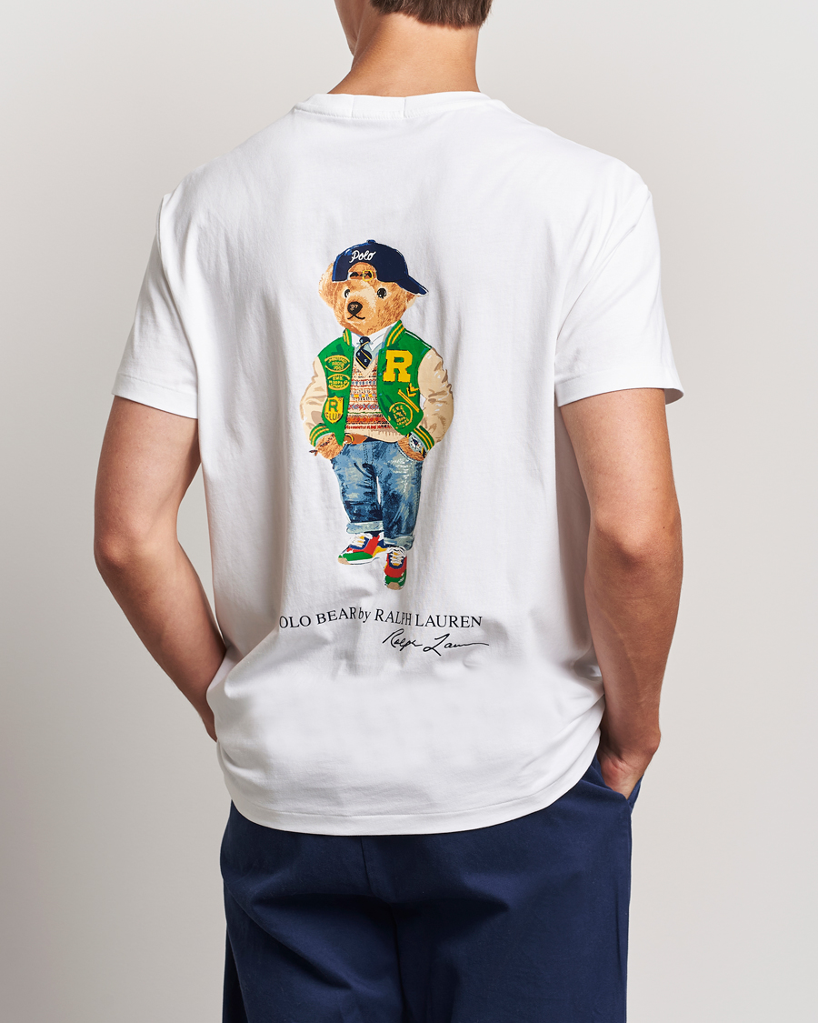 Herr | T-Shirts | Polo Ralph Lauren | Pocket Tee White Varsity Bear