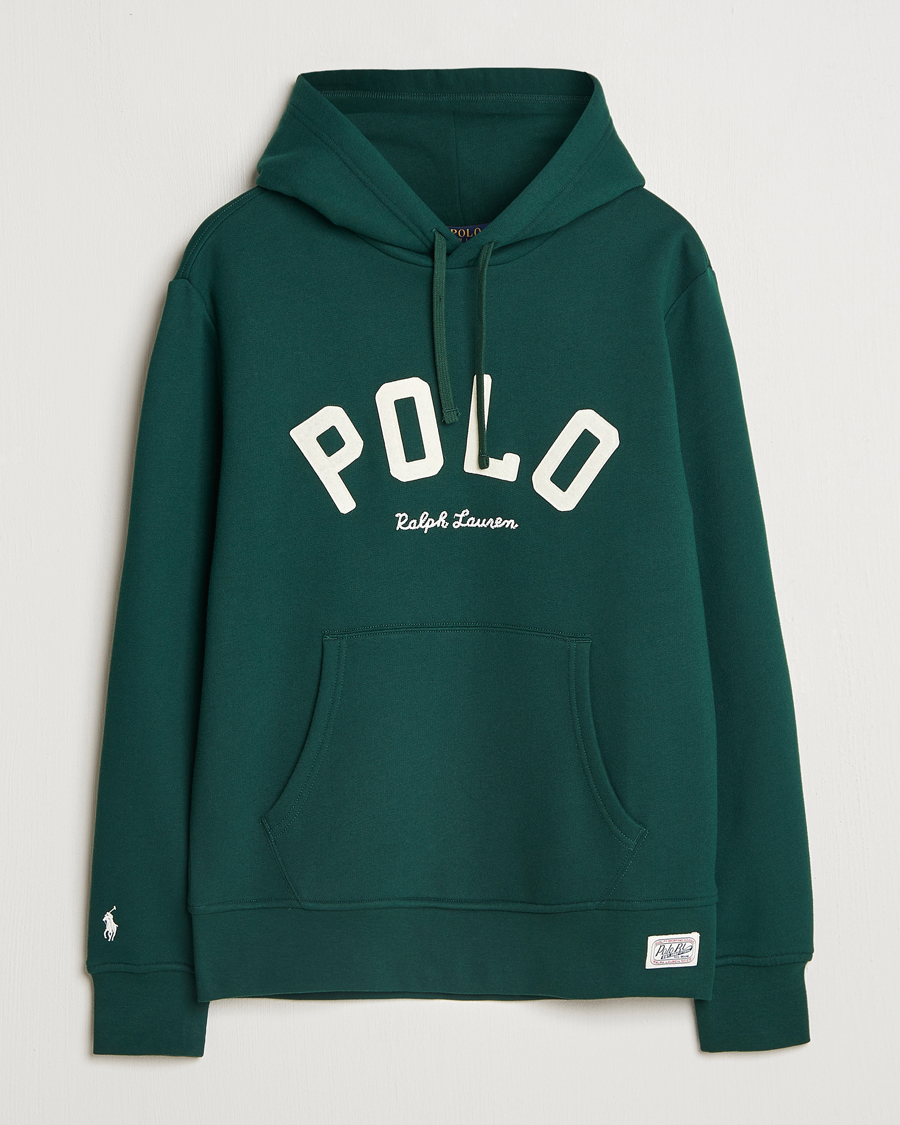 Herr | Tröjor | Polo Ralph Lauren | RL Varsity Fleece Hoodie Moss Agate