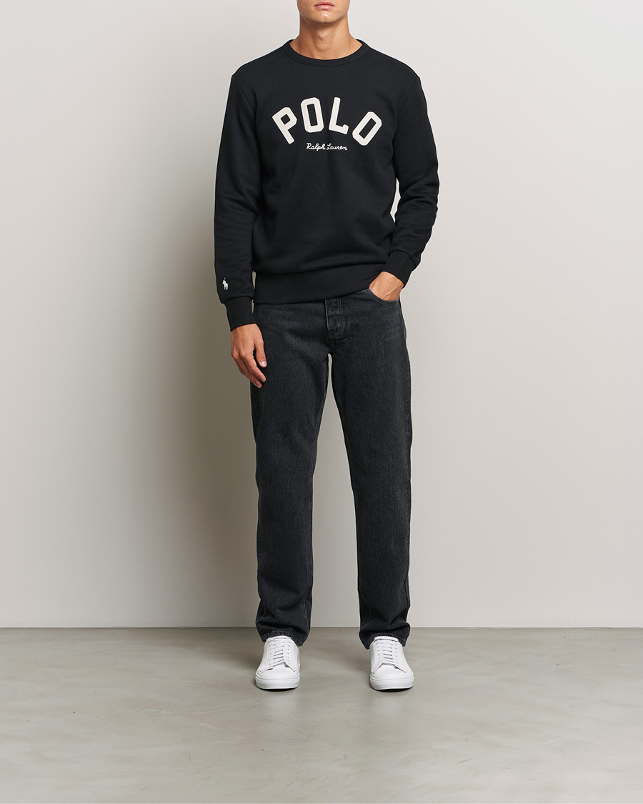 Herr | Tröjor | Polo Ralph Lauren | RL Varsity Sweatshirt Polo Black
