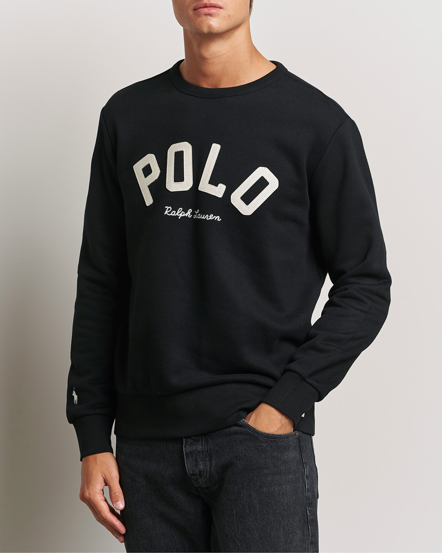 Herr | Tröjor | Polo Ralph Lauren | RL Varsity Sweatshirt Polo Black
