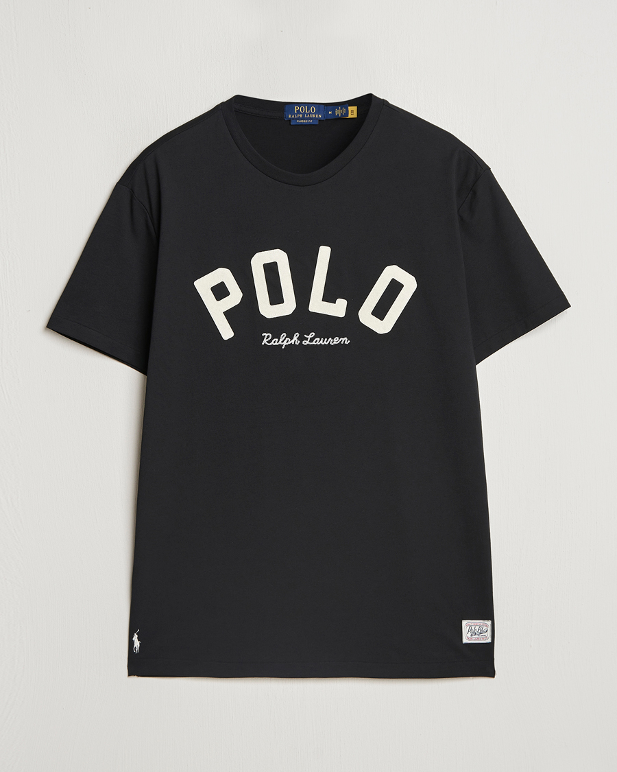 Herr | T-Shirts | Polo Ralph Lauren | RL Varsity Tee Polo Black