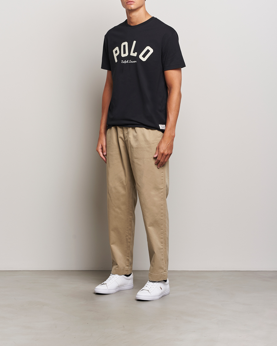 Herr | T-Shirts | Polo Ralph Lauren | RL Varsity Tee Polo Black