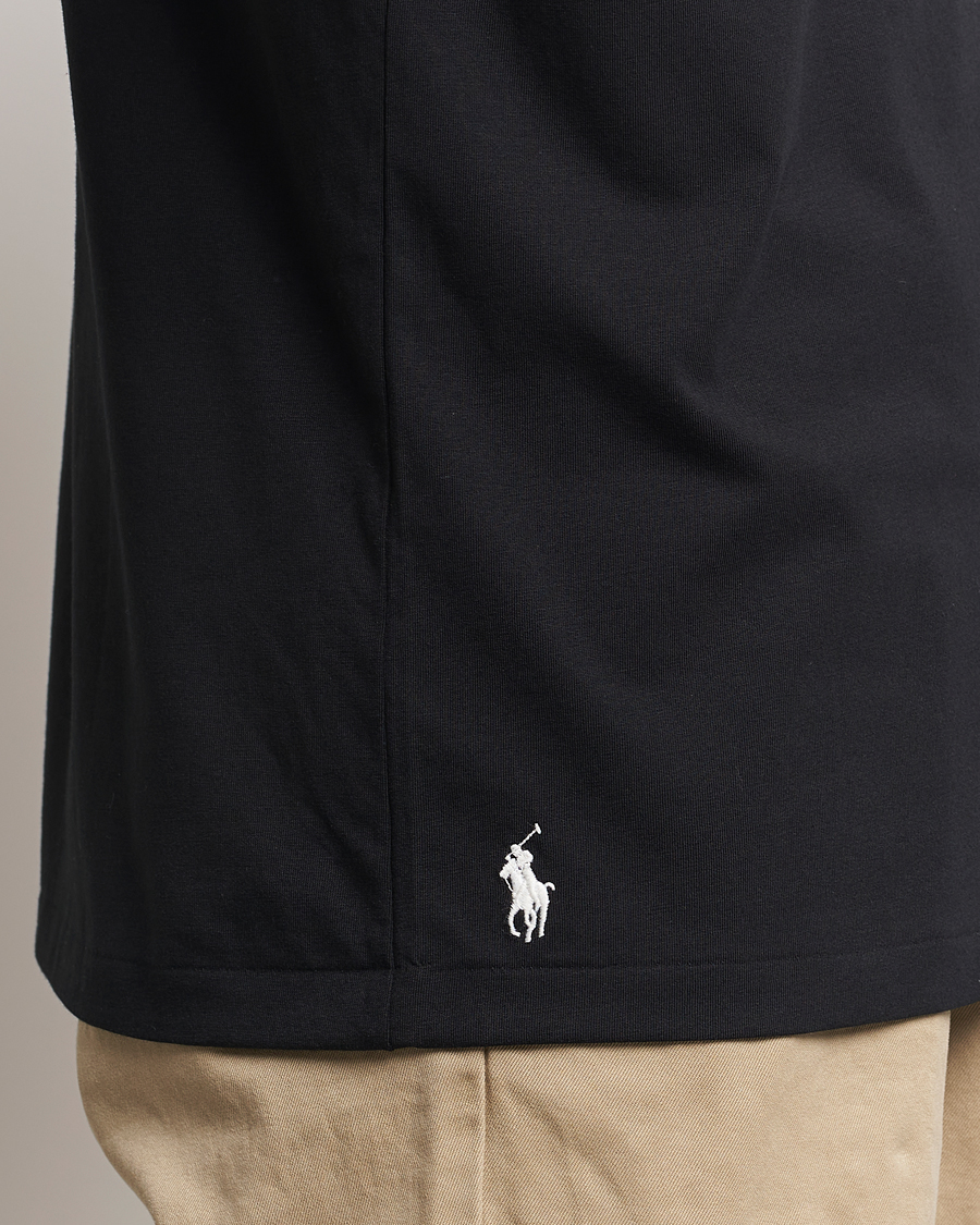 Herr | T-Shirts | Polo Ralph Lauren | RL Varsity Tee Polo Black