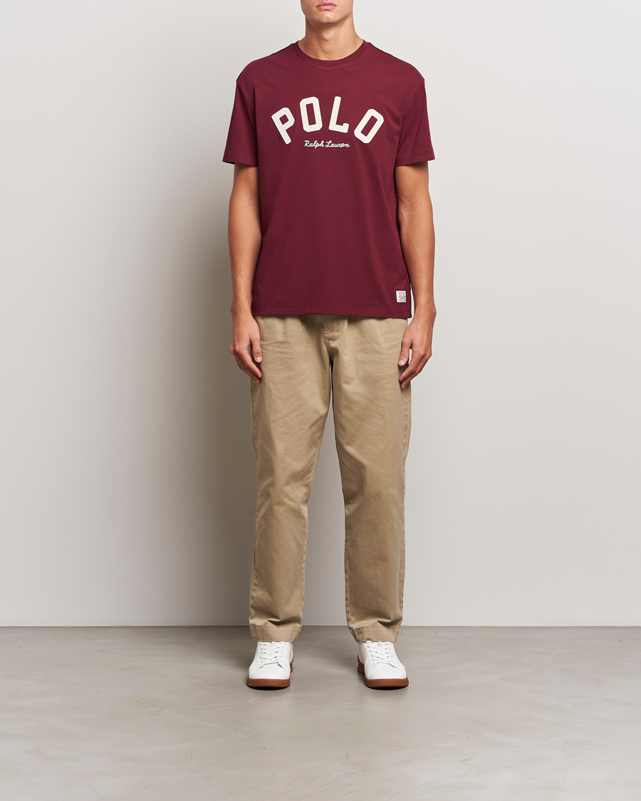 Herr | T-Shirts | Polo Ralph Lauren | RL Varsity Tee Classic Wine