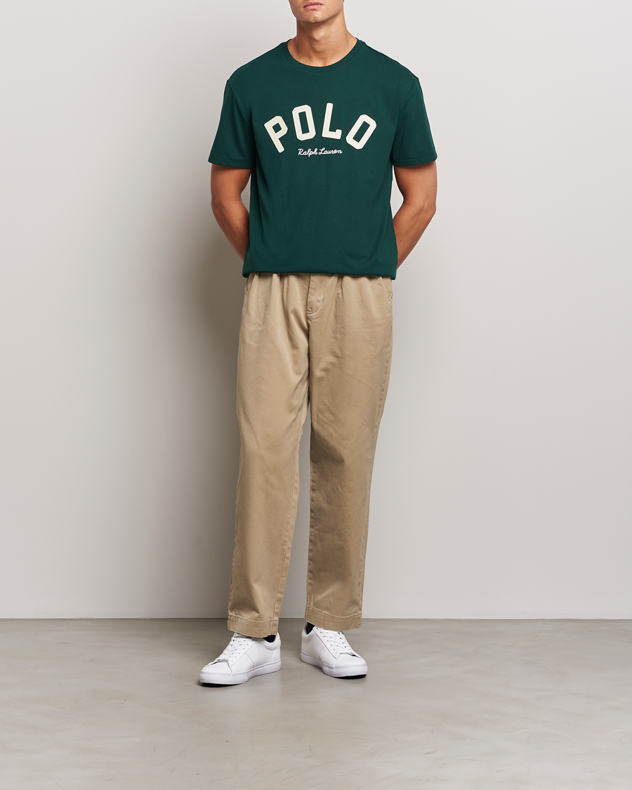 Herr | T-Shirts | Polo Ralph Lauren | RL Varsity Tee Moss Agate