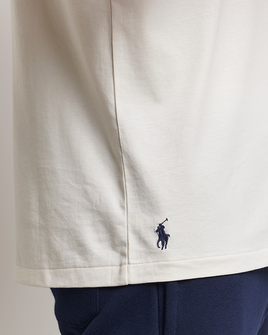 Herr | T-Shirts | Polo Ralph Lauren | RL Varsity Tee Antique Cream