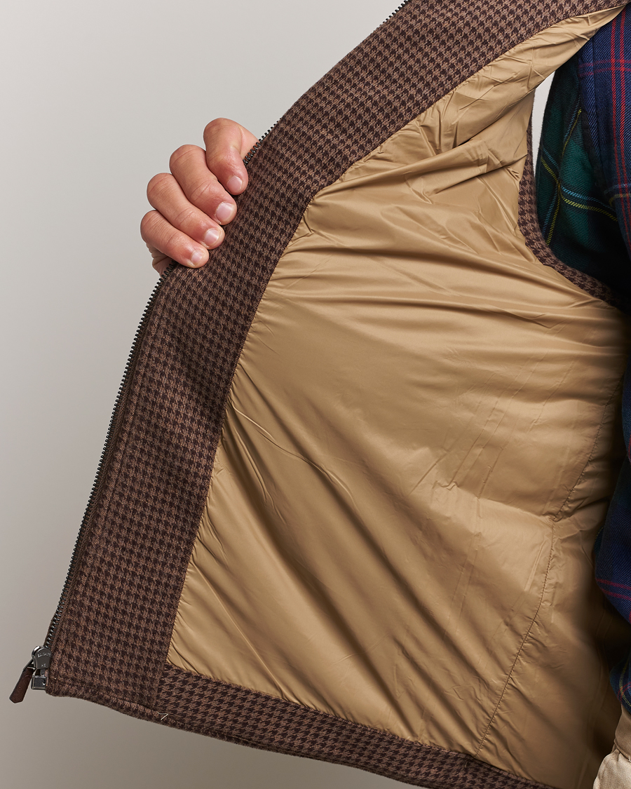 Herr | Jackor | Polo Ralph Lauren | Quilted Vest Cedar Heather Dogtooth