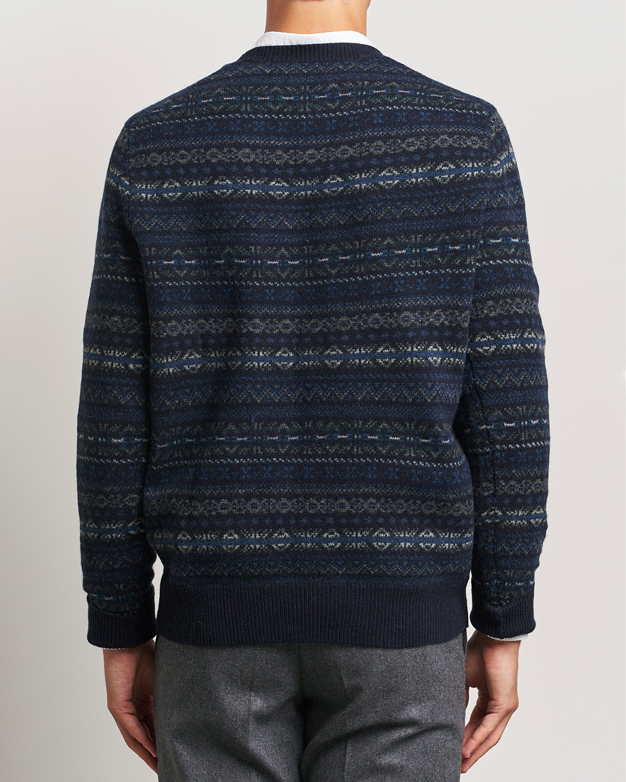 Herr | Tröjor | Polo Ralph Lauren | Wool Fairisle Sweater Navy Combo