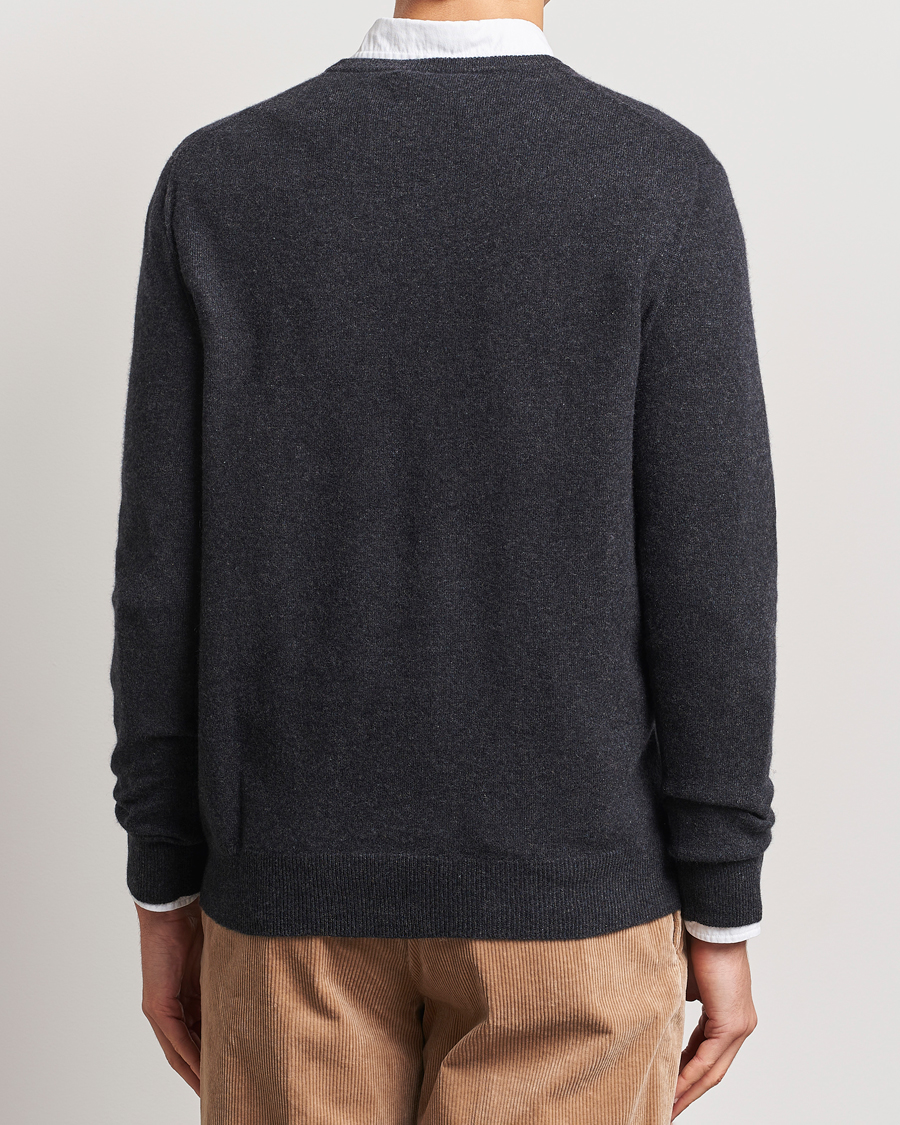 Herr | Tröjor | Polo Ralph Lauren | Holiday Dog Cashmere Sweater Dark Granite Heather