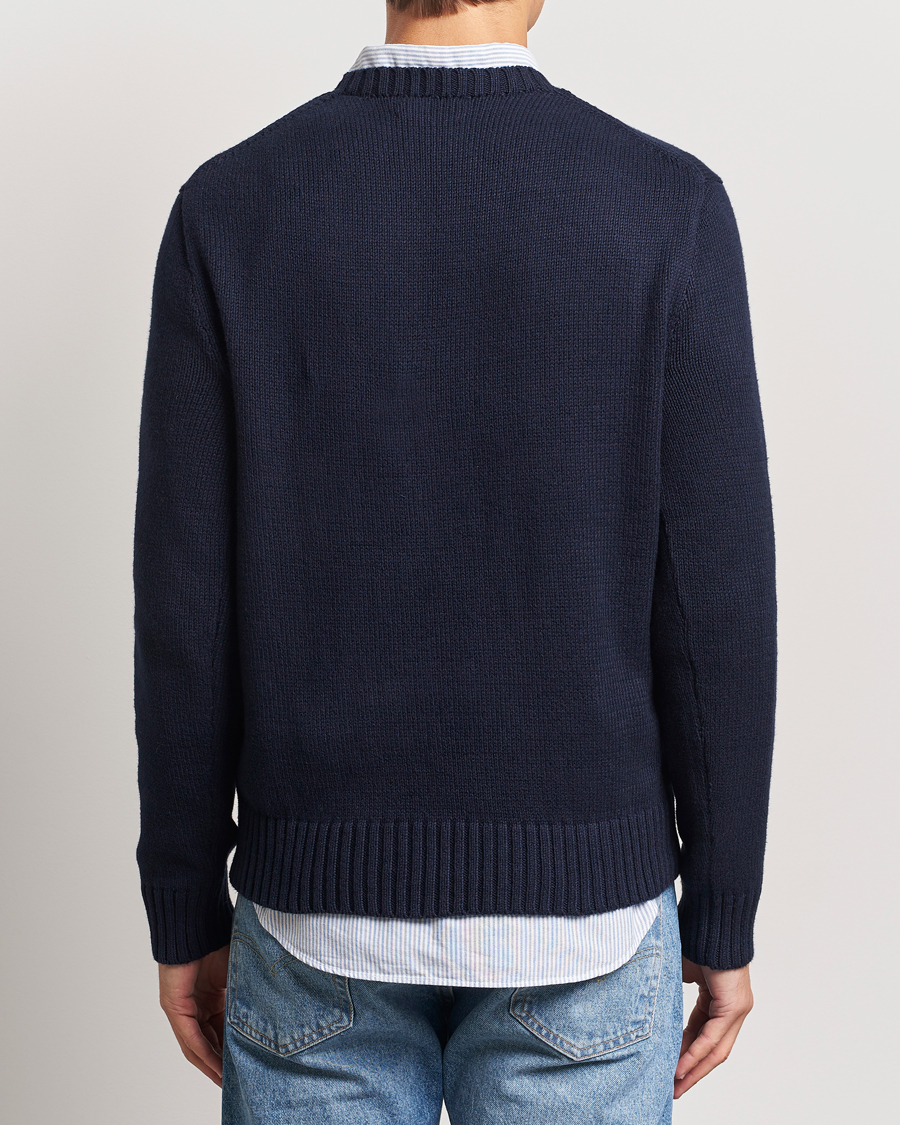 Herr | Tröjor | Polo Ralph Lauren | Holiday Bear Sweater RL Navy