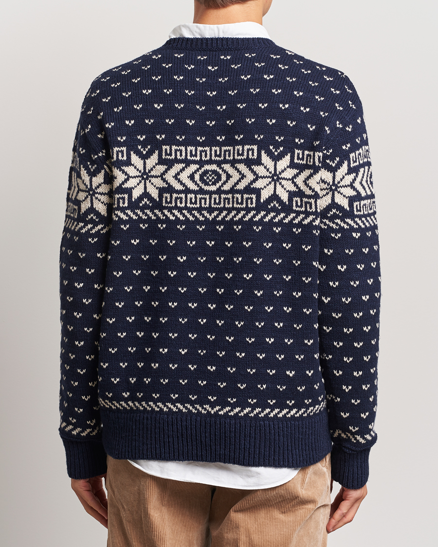 Herr | Tröjor | Polo Ralph Lauren | Cotton/Cashmere Crew Neck Navy Combo
