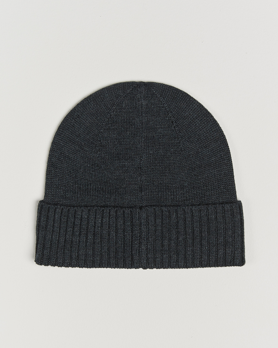 Herr | Polo Ralph Lauren Merino Beanie Dark Granite Heather | Polo Ralph Lauren | Merino Beanie Dark Granite Heather