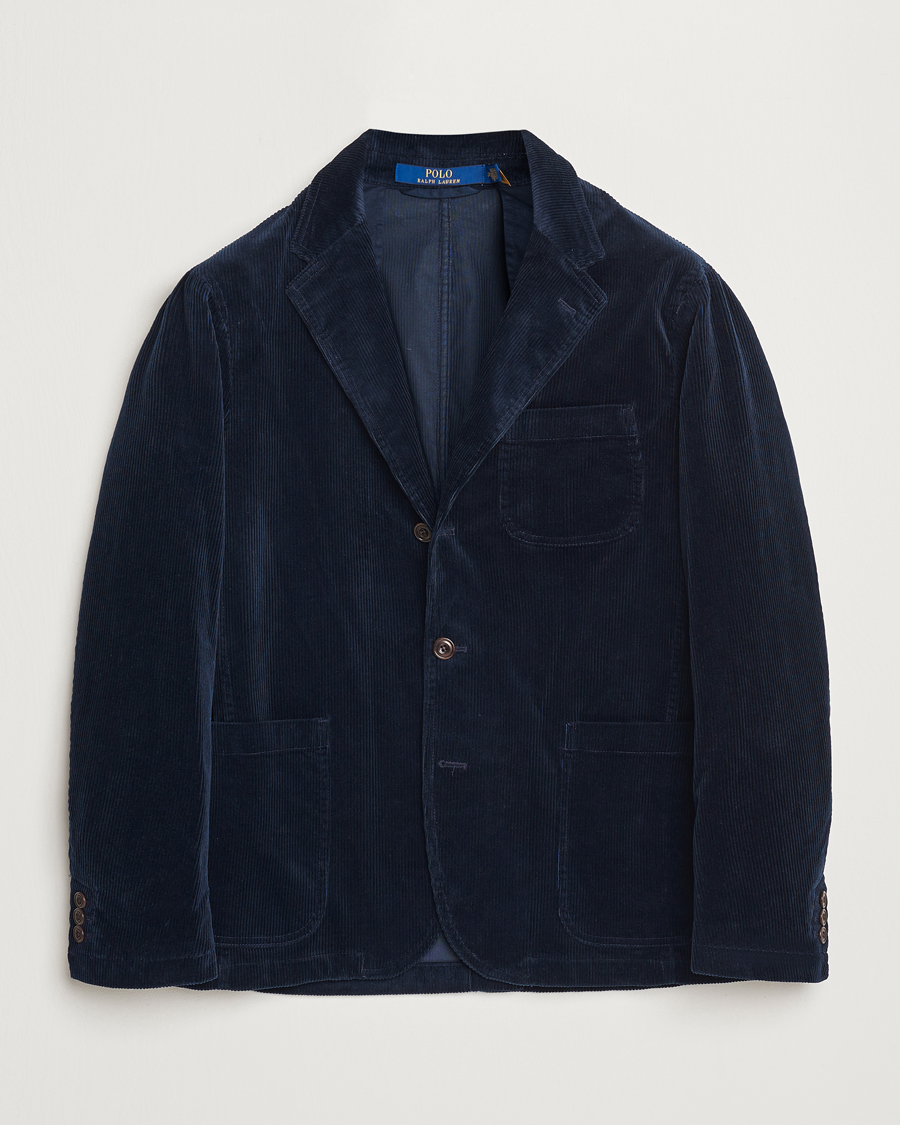 Herr | Kavajer | Polo Ralph Lauren | Corduroy Stretch Blazer Aviator Navy