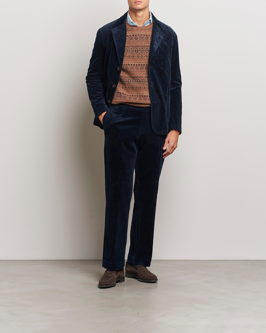 Herr | Kavajer | Polo Ralph Lauren | Corduroy Stretch Blazer Aviator Navy