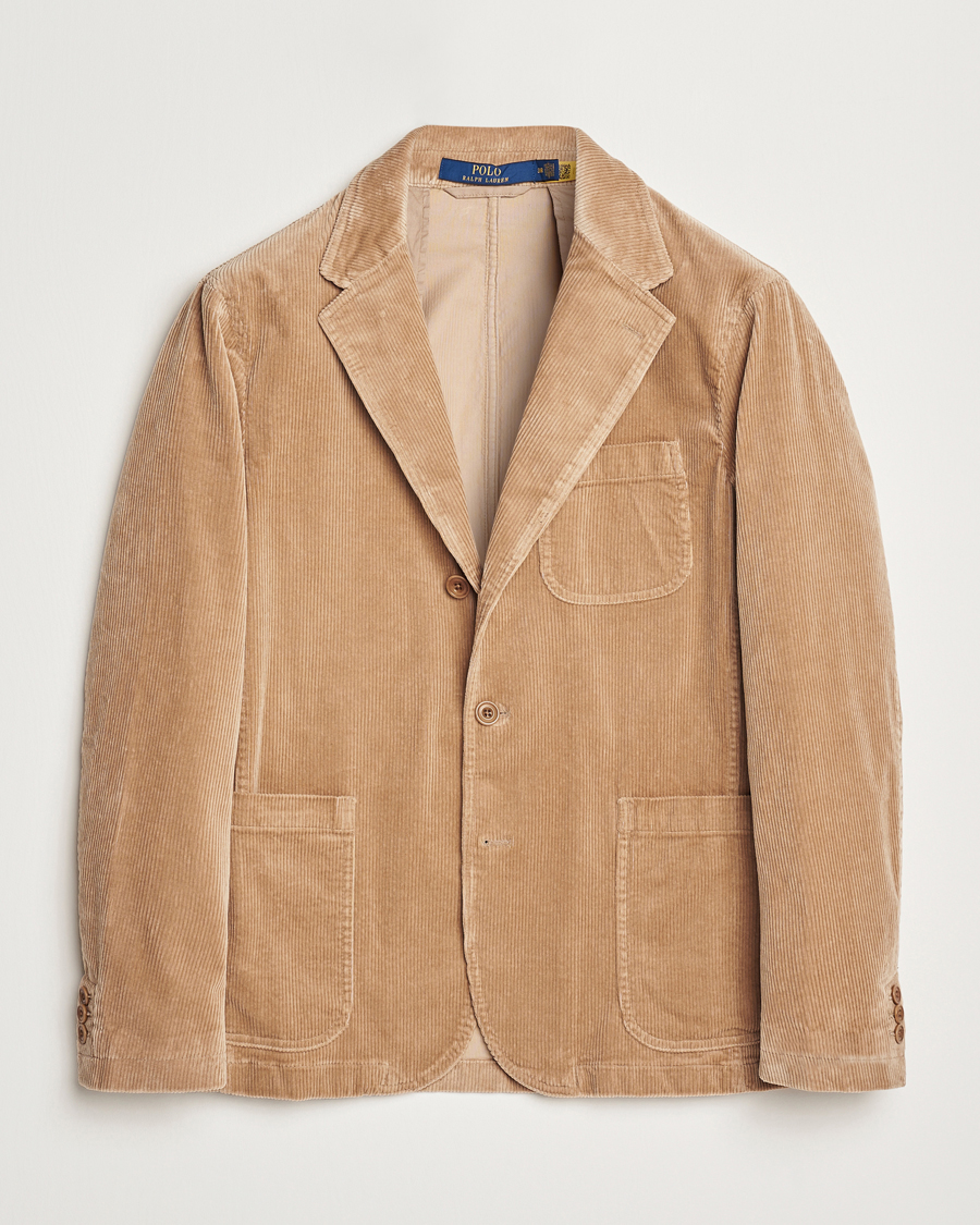 Herr | Kavajer | Polo Ralph Lauren | Corduroy Stretch Blazer Hazelnut