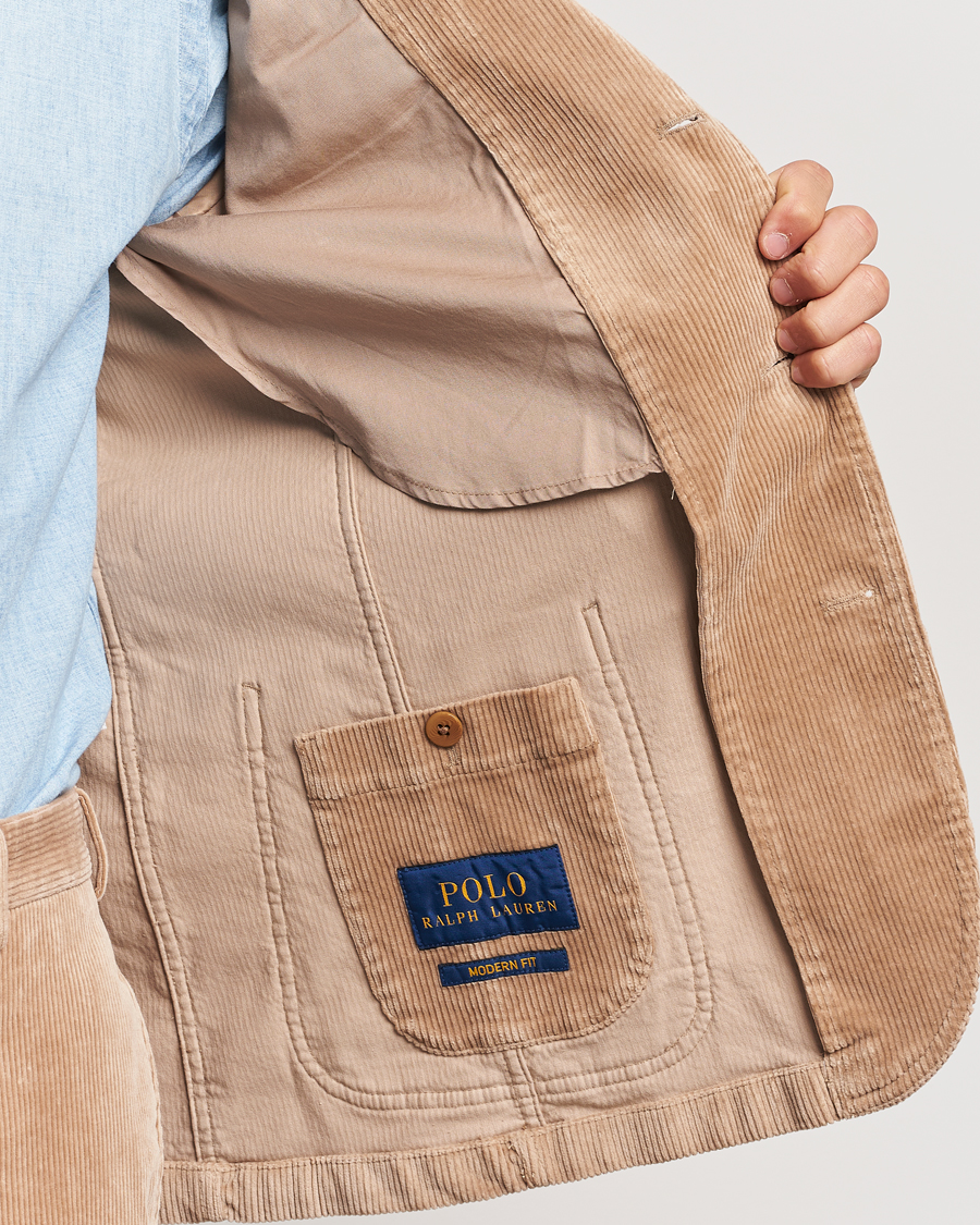 Herr | Kavajer | Polo Ralph Lauren | Corduroy Stretch Blazer Hazelnut