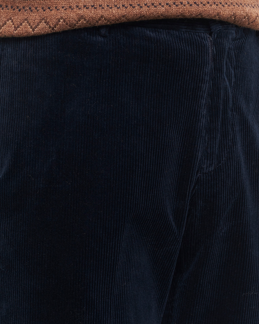 Herr | Byxor | Polo Ralph Lauren | Corduroy Pleated Trousers Aviator Navy