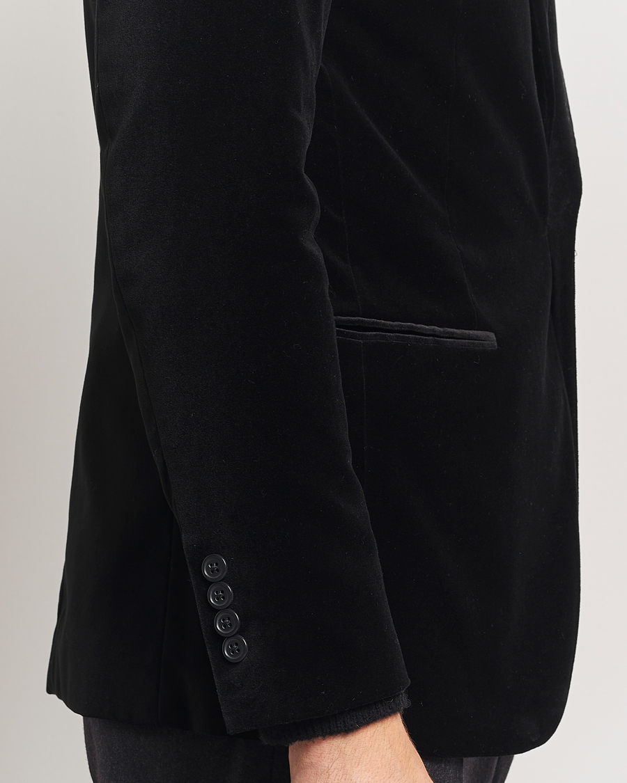 Herr | Kavajer | Polo Ralph Lauren | Velvet Blazer Black
