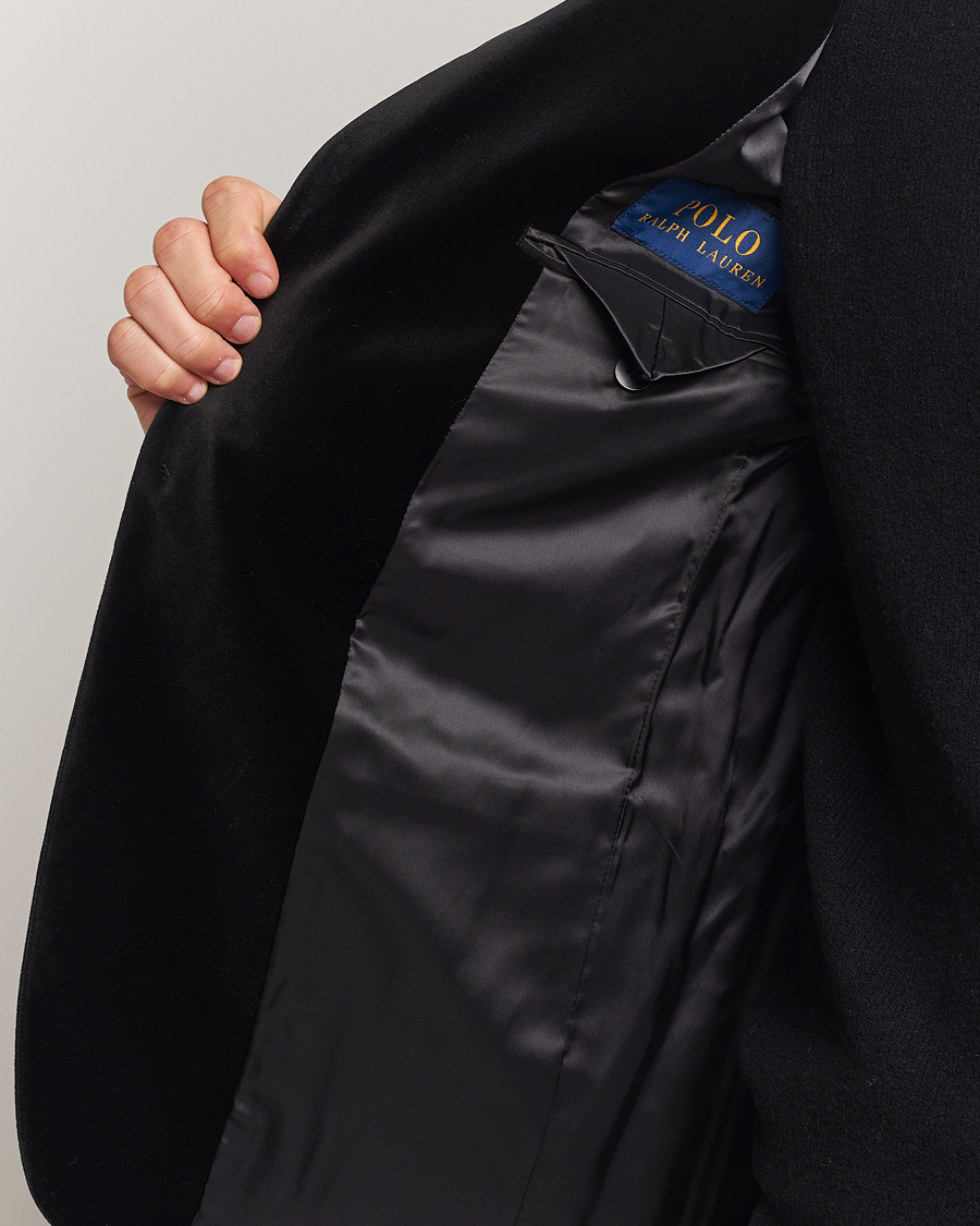 Herr | Kavajer | Polo Ralph Lauren | Velvet Blazer Black
