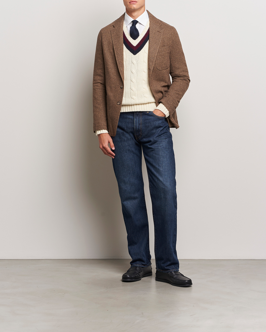 Herr | Kavajer | Polo Ralph Lauren | Classic Herringbone Sportcoat Brown/Tan