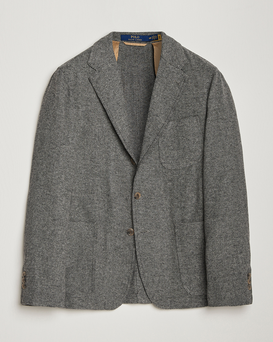 Herr | Kavajer | Polo Ralph Lauren | Classic Herringbone Sportcoat Black/Cream