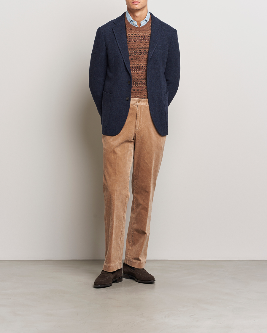Herr | Kavajer | Polo Ralph Lauren | Broken Herringbone Sportcoat Navy Multi