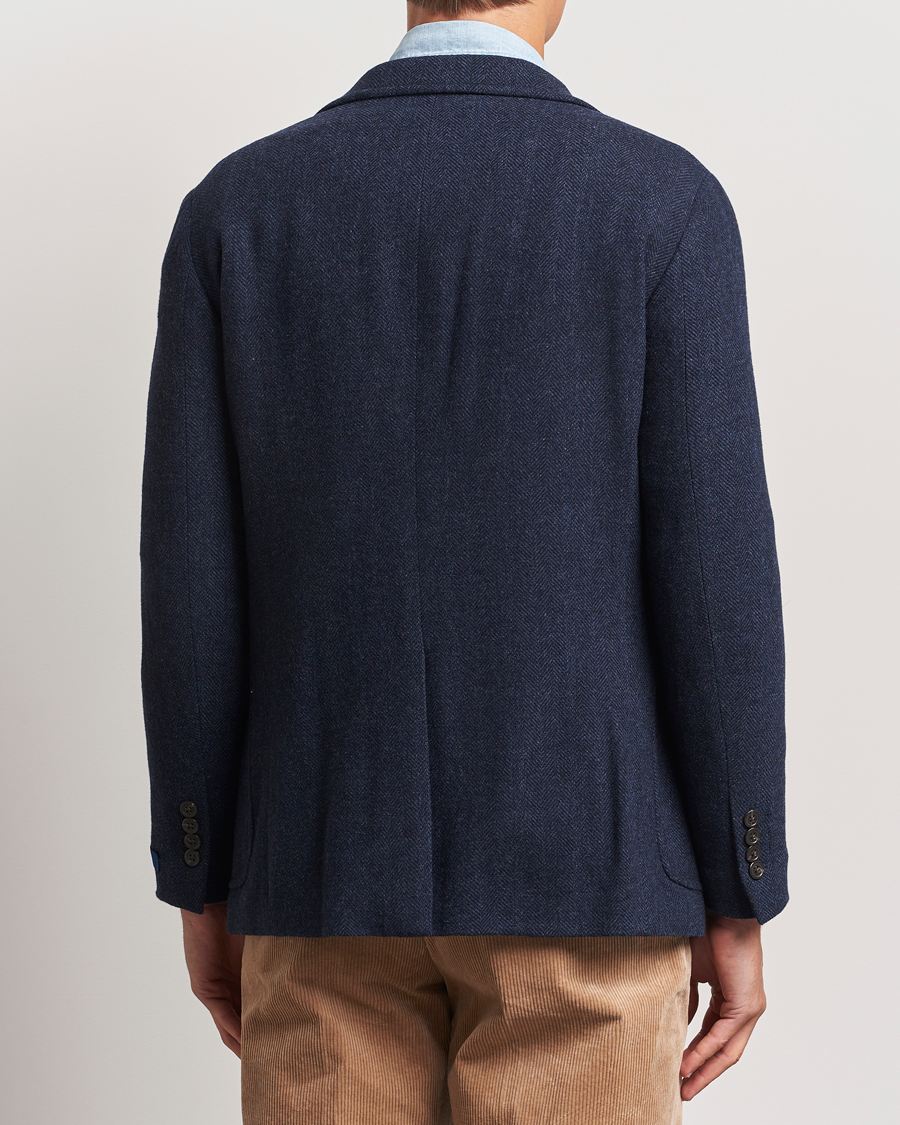 Herr | Kavajer | Polo Ralph Lauren | Broken Herringbone Sportcoat Navy Multi