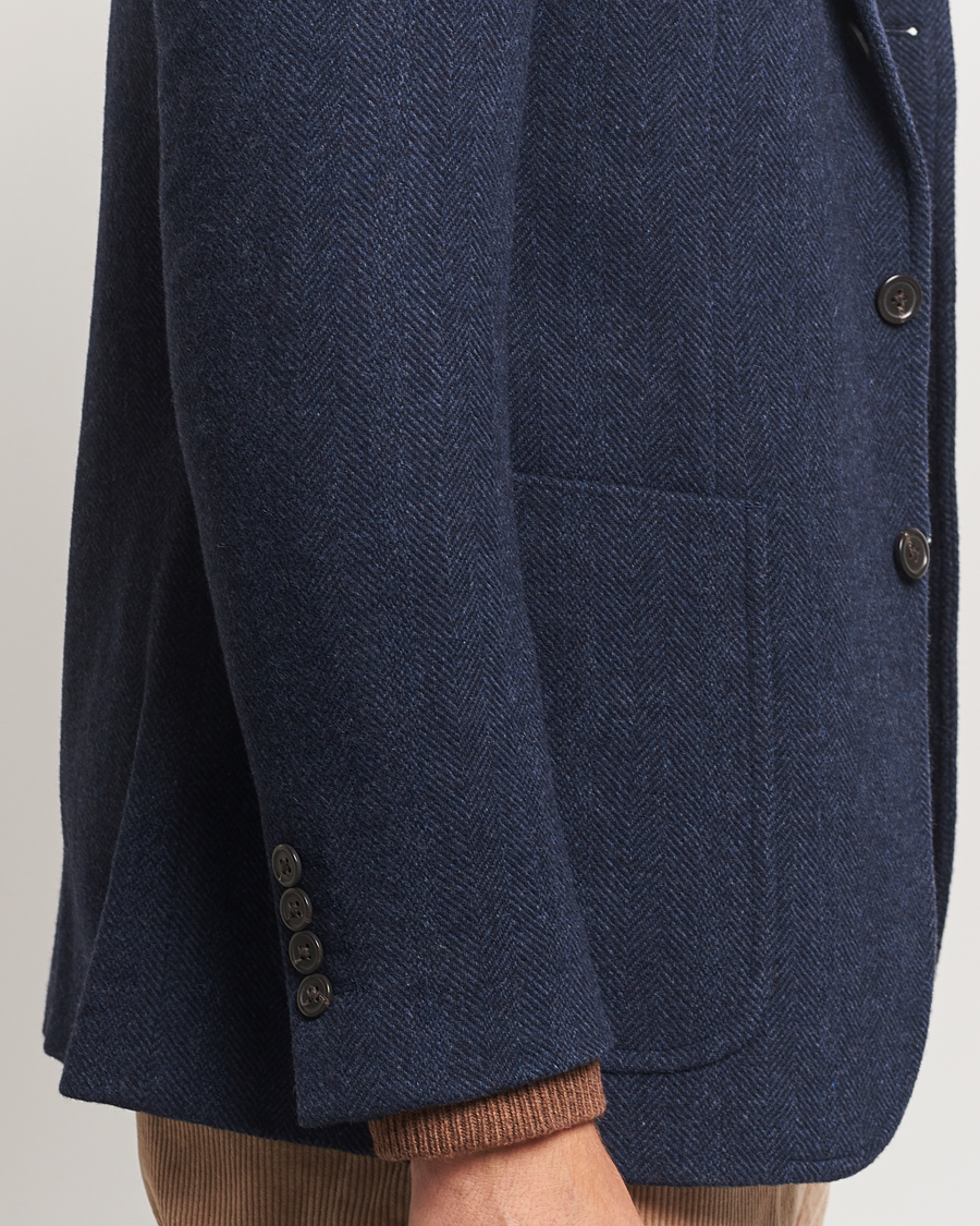 Herr | Kavajer | Polo Ralph Lauren | Broken Herringbone Sportcoat Navy Multi